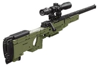 Remington Toys RM1001 Remington Building Blocks Sniper Rifle OD Green/Black Plastic 41 InchLong x 9.5 InchTall Age 14 | 024718513836