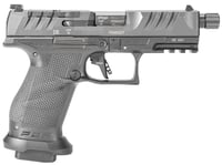 Walther Arms 2844176 PDP Pro SD Compact Frame 9mm Luger 181 4.60 Inch Black Threaded Barrel, Black Optic Ready/Serrated Steel Slide, Black Polymer Frame w/Picatinny Rail, Medium Backstrap Grip | 9x19mm NATO | 723364216176