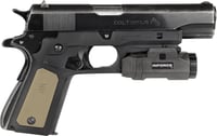 Recover Tactical CC3P0102 Frame Grip  Black Polymer Frame with Interchangeable Black  Tan Panels for Standard Frame 1911 | 7290016552843