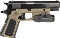 Recover Tactical CC3P0201 Frame Grip  Tan Polymer Frame with Interchangeable Black  Tan Panels for Standard Frame 1911 | 7290016552867 | Recover | Firearms | Receivers & Frames | Frames