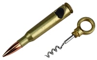 Caliber Gourmet CBG1003 Cork Screw  Brass/Copper 50 Caliber Shell 50 Caliber Bullet | 024718511740