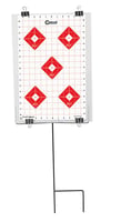 Caldwell 110005 Ultra Portable Target Stand Black/Red/White Steel Silhouette/Shapes Standing Includes 8 Silhouette Targets/8 Sight-In Targets | 661120100058 | Battenfeld | Hunting | Targets | Metal
