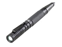 MP Accessories 110250 Tactical Penlight Black Aluminum Self Defense Tip LED Bulb 11 Meters Range Includes Batteries | 813581007470