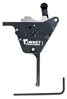 Timney Triggers CZ457ST Replacement Trigger  Straight Trigger with .102 lbs Draw Weight  Black Oxide Finish for CZ 457 | 081950457175