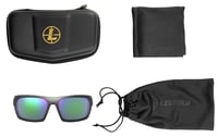 Leupold Packout Shooting Glasses Matte Black with Emerald Mirror | 030317025311