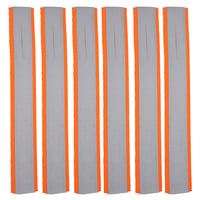 Allen 458 Flagging Strips  Orange Polyester Reflective 6 Inch Long 6 Strips | 026509063988