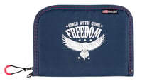 Girls With Guns 9071 Freedom  Navy w/White Letters  Picture Polyester Holds Handgun | 026509064640
