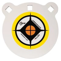 EZ-Aim 15597 Hardrock  6 Inch AR500 Steel Gong Shooting Target .50 Inch Thickness White / Yellow / Black | 026509064381