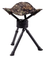 Ameristep AMSAMEFT1011 Tripod Stool  360 Degree Swivel Mossy Oak BreakUp Country Heavy Duty Fabric/Steel | 769524001060