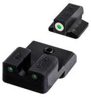 Truglo Tritium Pro Night Sight Set for Glock 42 43 MOS Green with White Front Green Rear | 888151038109