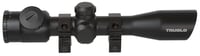 Truglo 4x32mm Crossbow Scope with Weaver Style Rings - Illuminated Dual Color Reticle Matte Black | 788130014844
