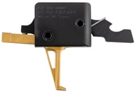 CMC Triggers 91503GF DropIn Gold Finger SingleStage Flat Trigger w/ 33.50 lbs Draw Weight  Gold Finish | 850040016017