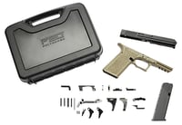 Polymer80 PFS9 Full Size Builder Kit 9mm 4.46 Inch Barrel FDE Frame Black Slide  | 9x19mm NATO | 819925022710