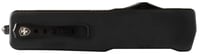 Templar Knife LABR321 Premium Lightweight Large 3.50 Inch OTF Drop Point Plain Black Oxide Stonewashed Powdered D2 Steel Blade/5.25 Inch Black Rubber/Aluminum Handle | 093674818064