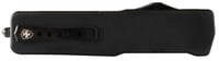Templar Knife MABR321 Premium Lightweight Slim 3.16 Inch OTF Drop Point Plain Black Oxide Stonewashed Powdered D2 Steel Blade/4.93 Inch Black Rubber/Aluminum Handle | 093674818125