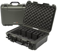 Nanuk 9254UP6 925 4 UP Pistol Case Waterproof Olive Resin w/ ClosedCell Foam Padding 17 Inch L x 11.80 Inch W x 6.40 Inch H Interior Dimensions | 666365018007