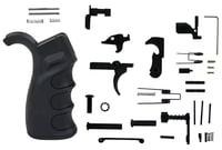 TacFire LPK02USAB Lower Parts Kit  AR-15 Black PGAR-B Grip Black | 811261026957