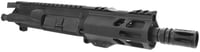 TacFire BU5565 Pistol Upper Assembly  5.56x45mm NATO Caliber with 5 Inch Black Nitride Barrel, Black Anodized 7075T6 Aluminum Receiver  MLOK Handguard for ARPlatform Includes Bolt Carry Group | 659725496003
