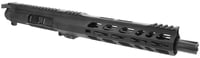 TacFire BU9MM10 Pistol Upper Assembly  9mm Luger Caliber with 10 Inch Black Nitride Barrel, Black Anodized 7075T6 Aluminum Receiver  MLOK Handguard for ARPlatform Includes Bolt Carrier Group | 729205519314