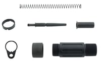 TacFire MAR139C Short Buffer Tube System  Black Anodized Aluminum with QD End Plate for AR Pistol Platform | 686294505331