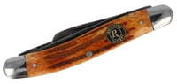 Remington Back Woods Stockman 3 1/2 Inch Folder Knife 3 Blades Brown | 047700156439