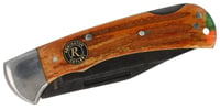 Remington Back Woods Lock Back 3.5 Inch Folding Knife Clip Point Blade Brown Bone | 047700156460