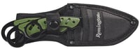 Remington Accessories 15679 Sportsman  7.25 Inch Gut Hook/7.25 Inch Skinner/6.5 Inch Caping Knife Skinner Stonewashed Black Matte Black/OD Green Textured 3 Knives Piece Includes | 047700156798