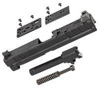 XD SLIDE ASSY W/ BBL/RECOIL ASSY/PLATEXD OSP Slide Kit Black - 9mm - 4 Inch BBL - Recoil spring assembly, barrel, and optics mounting plate - Springfield Micro footprint - Plate accepts optics like the Shield SMScShield SMSc  | 9x19mm NATO | 706397963002