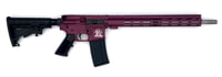 Great Lakes Firearms GL15223SSCHY AR15  223 Wylde 16 Inch Stainless 301, Black Cherry Rec, Black Stock  Grip | .223 WYLDE | 702458691105