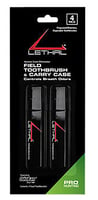 Lethal 9584671 Prepasted Field Toothbrush Black 4.0 Inch Long Includes Carry Case | 732109407830