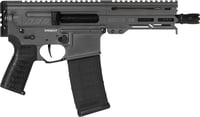 CMMG 30A0E33TNG Dissent MK4 300 Blackout 301 6.50 Inch, Tungsten Gray Cerakote Rec, OEM Grip, Picatinny Buffer Adapter, Zeroed DropIn Single Stage Trigger | .300 BLK | 810097508101
