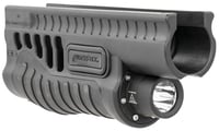 Nightstick SFL11GL Shotgun Forend Light with Green  Laser for Mossberg 500/590/590A1/Shockwave  Black 1200 Lumens White LED | 017398808200