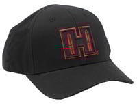 Hornady 99211 H Patch  Black Red Semi Structured | 090255992113 | Hornady | Apparel | Headwear and Eyewear 