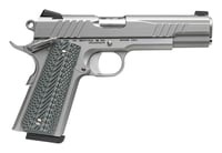 Savage Arms 67202 1911 Government 45 ACP 81 5 Inch Stainless Steel Target Crown Barrel, Stainless Steel Serrated Slide, Matte Stainless Steel Frame w/Beavertail,  Ambidextrous .45 ACP | 011356672025