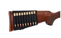 BUTTSTOCK RIFLE CARTRIDGE HOLDER BLKButtstock Rifle Cartridge Holder Black - Holds nine rifle cartridges - Pack of 6 | 026509002062
