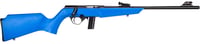 Rossi  RB22  Compact 22 LR 101, 16 Inch Matte Black Button Rifled Free Floating Steel Barrel, Matte Black Stainless Steel Receiver, Blue Monte Carlo Stock, Right Hand | .22 LR | 754908321407