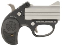 Bond Arms BASL Stinger  38 Special 2rd Shot 3 Inch Matte Stainless Anodized Aluminum Frame, Black Rubber Grips | 855959003783