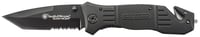 Smith  Wesson Extreme Ops Liner Lock Folding Knife 3.3 Inch Blade Black | 028634706174