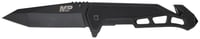 Smith  Wesson Knives 1160826 MP Body Guard Folding Plain Black 8Cr13MoV SS Blade 5.26 Inch Black Steel/G10 Handle Includes Pocket Clip | 661120651147