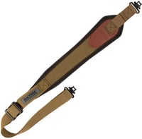 Heritage Cases 8110 Long Gun Sling  Olive Canvas w/Leather Trim 33 Inch-46 Inch OAL | 026509038917