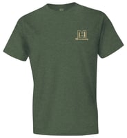 Hornady Gear 31435 Hornady TShirt Logo Stamp Military Green Short Sleeve 2XL | 784802314359