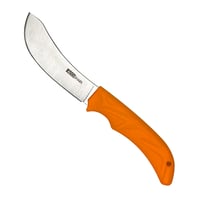 AccuSharp 732C Butcher  4 Inch Fixed Butcher Plain Stainless Steel Blade/Blaze Orange Ergonomic Anti-Slip Rubber Handle | 015896007323