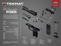 TEKMAT ULTRA PSTL MAT SIG P365 | 612409973306