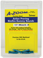 A-Zoom 12204 Rimfire Action Proving Dummy Rounds 22 WMR Aluminum 6 Pack | 666692122040