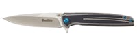 Smiths Products 51275 Imfima  3.26 Inch Folding Drop Point Plain Bead Blasted 3Cr13MoV SS Blade/ Bead Blasted Stainless Steel Handle Includes Pocket Clip | 027925512753
