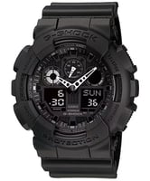 Gshock/vlc Distribution GA1001A1 GShock Tactical XL 52mm Keep Time Black Features Stopwatch/Speedometer | 079767443849