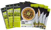 ReadyWise RW05191 Outdoor Food Kit Pork Chile Verde 2 Servings Per Pouch, 6 Per Case | 850045543426