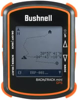 Bushnell GPSBTM Backtrack Mini GPS Black/Orange 2.25 Inch Transflective Color TFT Display, Compatible w/ Bushnell Connect App | 029757008756