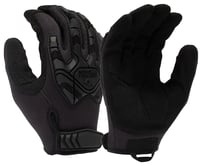 Pyramex VGTG40BL Impact Operator Heavy-Duty Black Synthetic Leather Large Hook  Loop | 810048739882 | Pyramex | Clothing  | Gloves  |