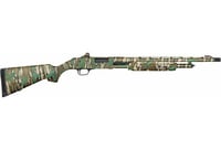 Mossberg 54342 500 Turkey 20 Gauge 51 3 Inch 20 Inch, Mossy Oak Greenleaf, Optic Cut Rec, Synthetic Furniture, Fiber Optic Front Sight, X-Factor Ported Choke, Includes Holosun Red Dot | 015813543422 | Mossberg | Firearms | Shotguns | Action